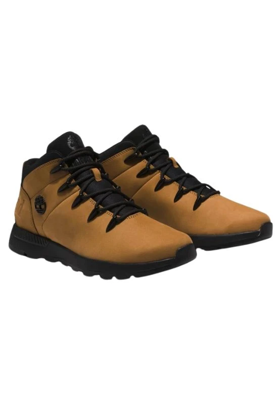 נעלי הרים לגבר EURO SPRINT TREKKER- צבע שחור צהוב