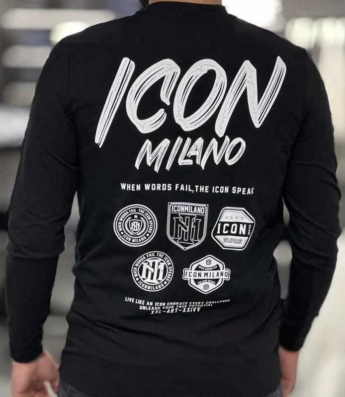 חולצת שרוול ארוך Icon Milano