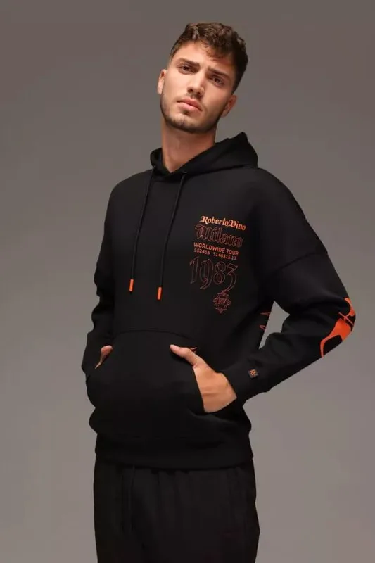 סווטשירט קפוצ';ון של רוברטו וינו מילאנו Roberto Vino Milano